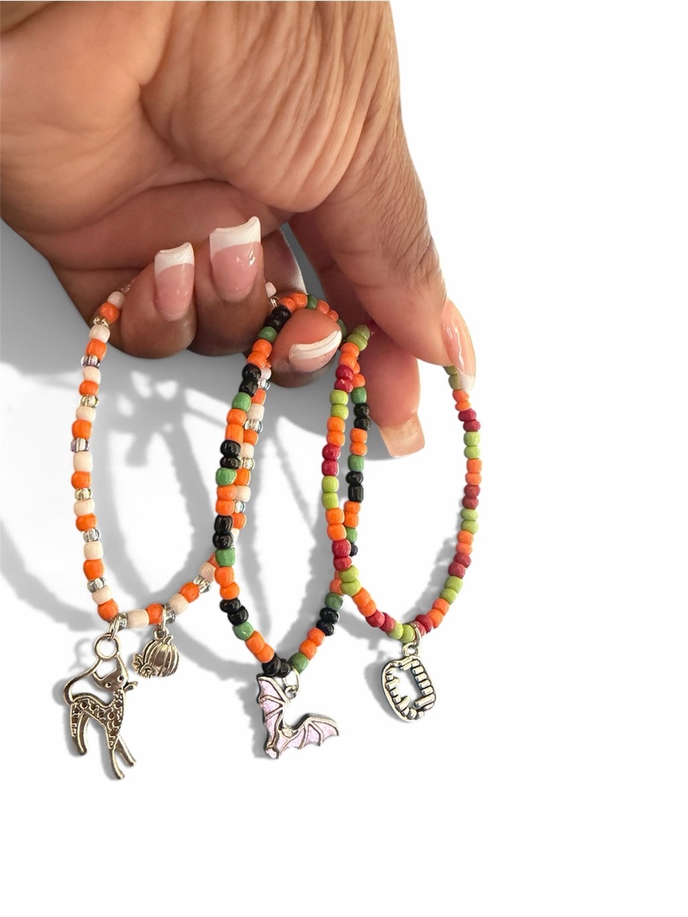 New! Jenny’s Handmade Halloween Bracelet Set With Earrings- ONLY ONE SET!